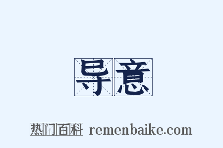 导意是什么意思的图片
